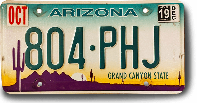 license plate