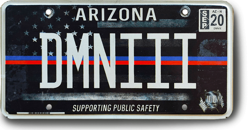 license plate