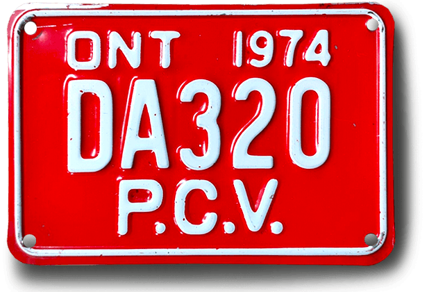 license plate