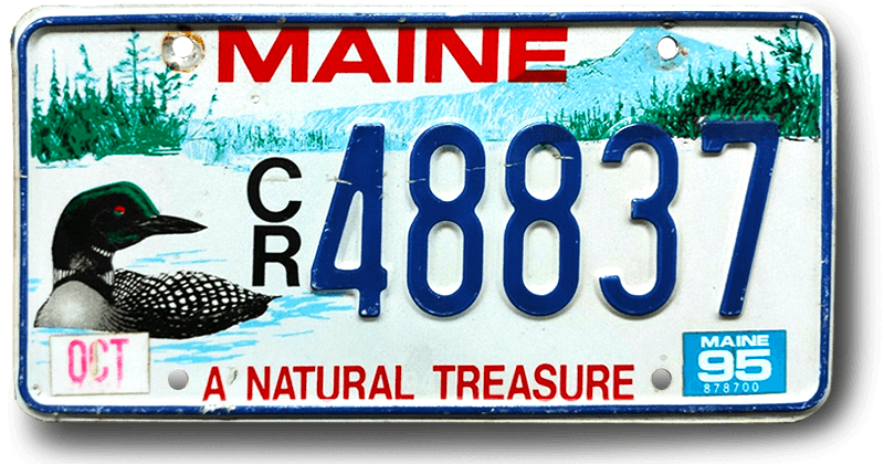 license plate