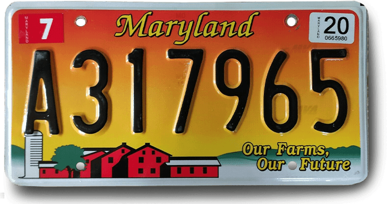 license plate